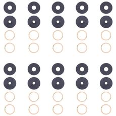 Per Xiaomi Redmi Note 11E/Redmi 10 5G/Redmi 11 Prime 5G 10 PCS Obiettivo della fotocamera posteriore