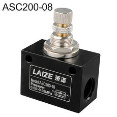 Valvola a farfalla unidirezionale con regolazione della velocità pneumatica LAIZE, specifica: ASC200-08 DN08mm