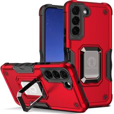 Per Samsung Galaxy S23 + 5G Supporto ad anello Custodia antiscivolo antiurto per telefono (rosso)