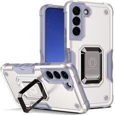 Per Samsung Galaxy S23 + 5G Supporto ad anello Custodia antiscivolo antiurto per telefono (bianco)