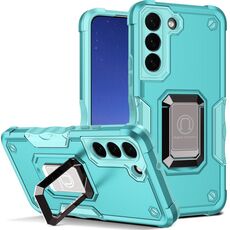 Per Samsung Galaxy S23 + 5G Supporto ad anello Custodia antiscivolo antiurto per telefono (verde menta)