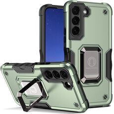 Per Samsung Galaxy S23 + 5G Supporto ad anello Custodia antiscivolo antiurto per telefono (verde)