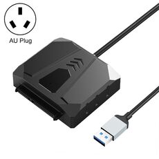 ORICO UTS2 USB 3.0 adattatore HDD SATA da 2,5 pollici con adattatore di alimentazione 12V 2A, lunghezza cavo: 1 m (spina AU)