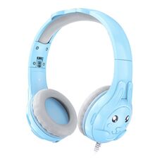 SoulBytes S31 Auricolare over-ear cablato per bambini con microfono, lunghezza: 1,5 m (blu)