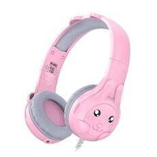 SoulBytes S31 Auricolare over-ear cablato per bambini con microfono, lunghezza: 1,5 m (rosa)