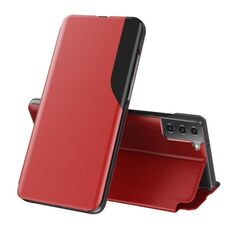 Custodia per telefono in pelle con supporto a vibrazione per Samsung Galaxy S23 Plus 5G (rosso)