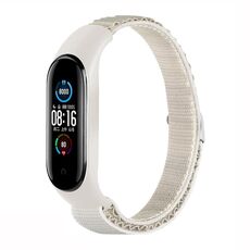 Per Xiaomi Mi Band 3/4/5/6/7 Cinturino in nylon con cinturino (Starlight)
