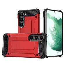 Per Samsung Galaxy S23 + 5G Custodia rigida in TPU per PC con armatura magica (rossa)