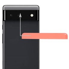 Anteriore Superiore Superiore Posteriore Cover per Google Pixel 6 (rosso)