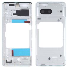 Per Google Pixel 7 Front Housing LCD Frame Bezel Plate (Argento)