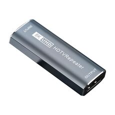 JUNSUNMAY 8K 30m Adattatore HDMI Amplificatore di Segnale Ripetitore HDMI Extender (Grigio)