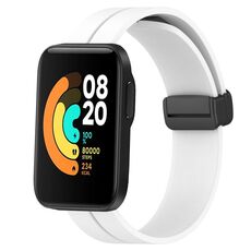 Per Xiaomi MI Watch Sport 22mm Cinturino magnetico in silicone con chiusura magnetica (bianco)