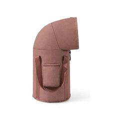 Secchio per pediluvio pieghevole Secchio per pediluvio per ginocchio Borsa da bagno portatile per campeggio da viaggio(Grigio rosa)