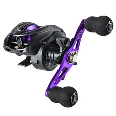 Mulinelli da pesca con lenza antideflagrante da pesca all'aperto ad alta velocità, specifica: AC2000 viola sinistro