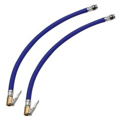 2 ugelli della pompa del tubo in gomma per pneumatici per auto da bicicletta, specifica: 12,5 mm blu
