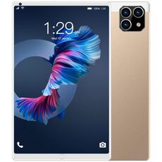 Tablet PC K10 3G per chiamate telefoniche, 8,0 pollici, 1 GB + 16 GB, Android 5.1 MT6592 Octa Core, supporto doppia SIM, WiFi, BT, GPS (oro)