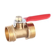 Valvola a sfera in rame con connettore per tubo pneumatico LAIZE, specifica: doppio esterno da 4 1/2 pollici