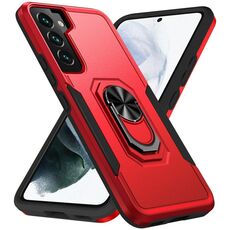 Per Samsung Galaxy S23 + 5G Pioneer Armor PC + Custodia per telefono in TPU (rosso + nero)