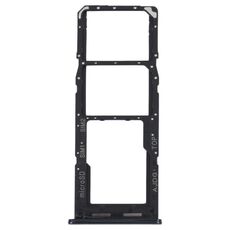 Per Samsung Galaxy A04s SM-A047F Vassoio per scheda SIM originale + Vassoio per scheda SIM + Vassoio per scheda Micro SD (nero)