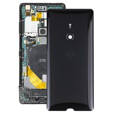 Cover posteriore batteria originale con impronta digitale per Sony Xperia XZ3 (nero)