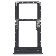 Per Motorola Moto G82 5G Vassoio per schede SIM + Vassoio per schede SIM / Micro SD (nero)