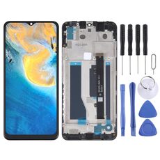 Schermo LCD OEM per ZTE Blade A71 A7030 2021 digitalizzatore assemblaggio completo con cornice (nero)