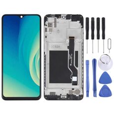 Schermo LCD OEM per ZTE Blade A7S 2020 A7020 digitalizzatore assemblaggio completo con cornice (nero)