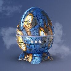 K850 LED Dinosaur Egg Telecomando Bluetooth Star Projection Light con funzione altoparlante (Thanos Blue)