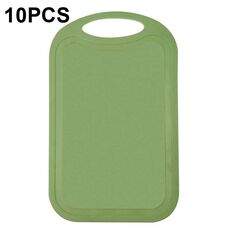 Tagliere da cucina antiscivolo in plastica da 10 pezzi (n. 1 verde erba)