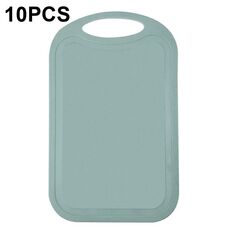 Tagliere da cucina antiscivolo in plastica da 10 pezzi (n. 1 grigio chiaro)