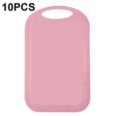 Tagliere da cucina antiscivolo in plastica da 10 pezzi (n. 1 rosa)