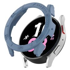 Per Samsung Galaxy Watch5 / Watch4 44 mm Custodia protettiva per PC con copertura a metà con scala (blu)