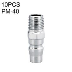 LAIZE PM-40 10 pezzi connettore pneumatico a montaggio rapido per tubo dell'aria autobloccante tipo C