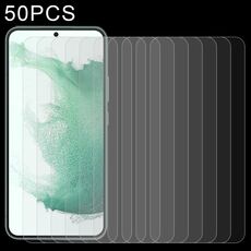 Per Samsung Galaxy S23 + 5G 50pcs 0.26mm 9H 2.5D Pellicola in vetro temperato, supporto per sblocco impronte digitali