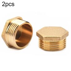 LAIZE 10 pz Tappo Esagonale Filettatura Maschio, Calibro: 4 Punti