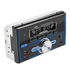 7 Colori Illuminazione 2 Din Autoradio Bluetooth Lettore MP3 USB