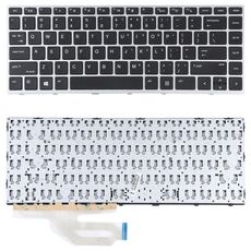 Per HP Probook 430 G5 440 G45 445 G5 Tastiera versione USA (argento)