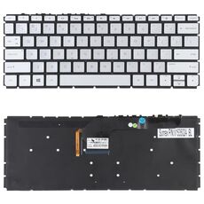 Per HP Envy 13-D 13-D000 13-D100 US Version Tastiera con retroilluminazione (argento)