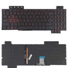 Per Asus FX80 FX80GE FZ80G ZX80G FX505 Versione USA Tastiera con retroilluminazione