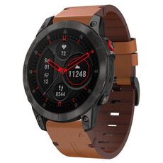 Per cinturino con fibbia in acciaio Garmin EPIX Gen 2 22 mm (marrone)