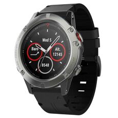 Per cinturino con fibbia in acciaio Garmin Quatix 5 22 mm (nero)