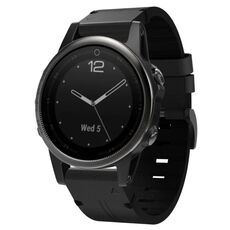 Per Garmin Fenix 5S 20mm Cinturino in pelle con fibbia in acciaio (nero)