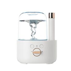 Macchina per aromaterapia umidificante di grande capacità Spruzzatore automatico di fragranze per la casa con luce notturna (bianco)