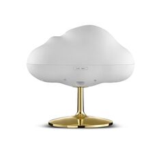 Lampada da tavolo USB con diffusore di aromi cloud da 270 ml (fondo argento)