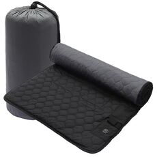Inverno USB Ricaricabile Smart Seven Zone Riscaldamento Anti-freddo Sacco a Pelo Pad (Nero Grigio)
