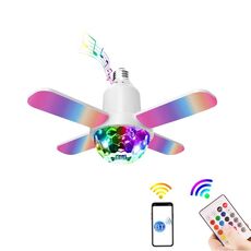 LY-002 Mini luce musicale pieghevole Bluetooth RGB da 24 W (luce magica)