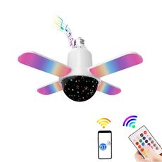 LY-002 Mini luce musicale pieghevole Bluetooth RGB da 24 W (luce stellata)