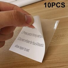 10 PZ 7x7 cm TPU Trasparente Patch di Riparazione Tenda Anello di Nuoto Adesivo Patch Impermeabile