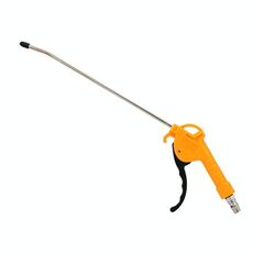 LAIZE plastica AR-TS compressore portatile soffiante aria pistola per la pulizia della polvere ugello lungo (giallo)