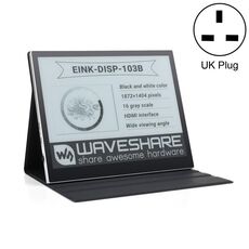 Waveshare Monitor E-Paper da 10,3 pollici Schermo esterno E-Paper per PC MAC / Windows (spina UK)